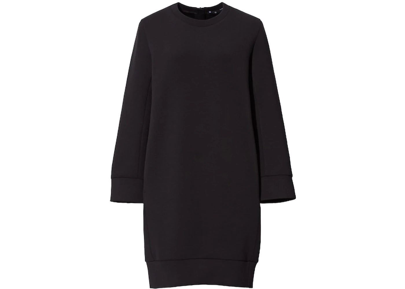 Uniqlo x Jil Sander Womens Dry Sweat Long Sleeve Dress Black