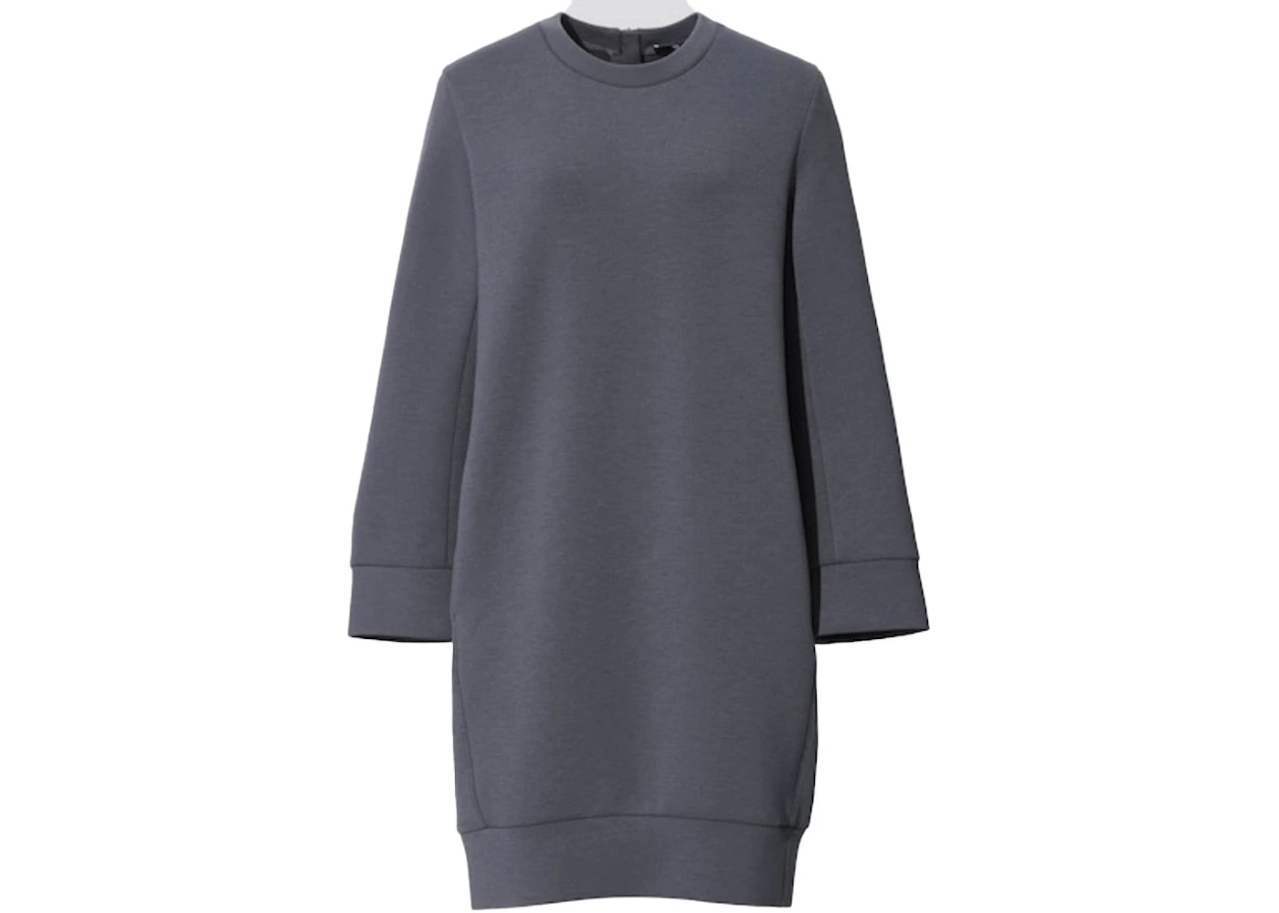 Uniqlo x Jil Sander Womens Dry Sweat Long Sleeve Dress Dark Grey