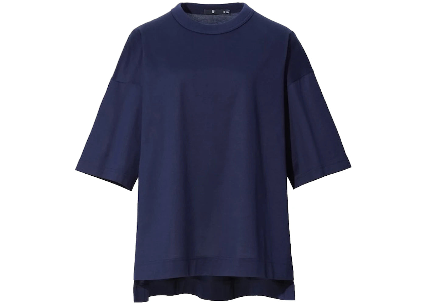 Uniqlo x Jil Sander Womens Oversized Half Sleeve T-shirt Navy
