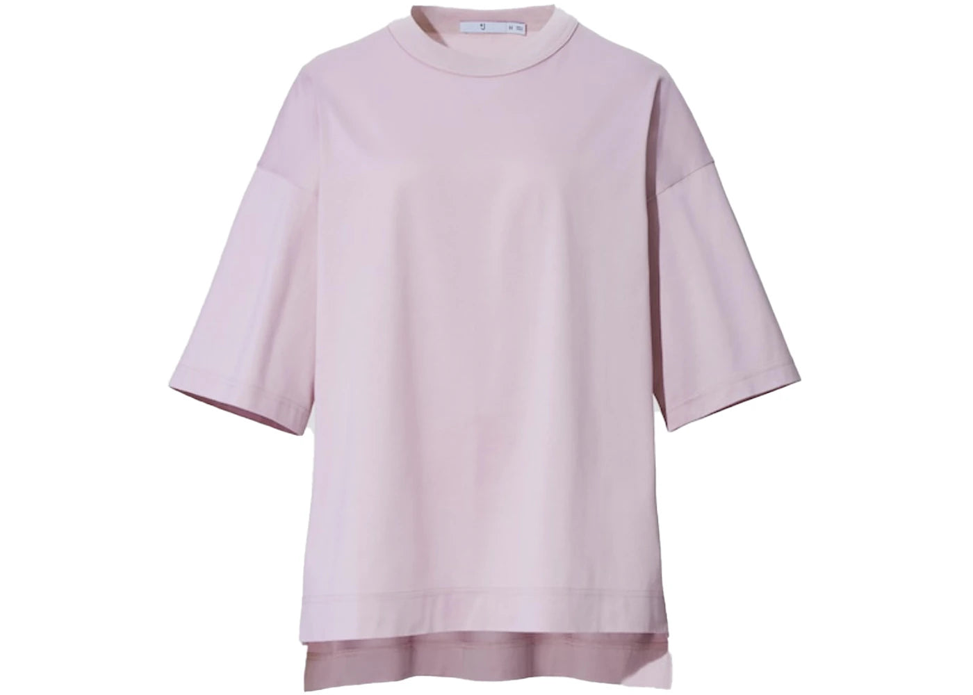 Uniqlo x Jil Sander Womens Oversized Half Sleeve T-shirt Pink
