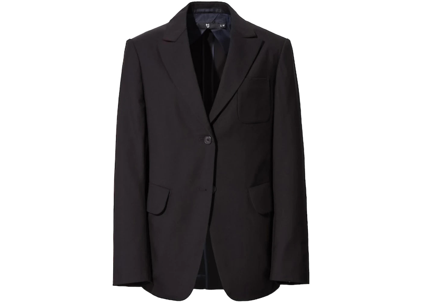 Uniqlo x Jil Sander Womens Wool Tailored Jacket Black