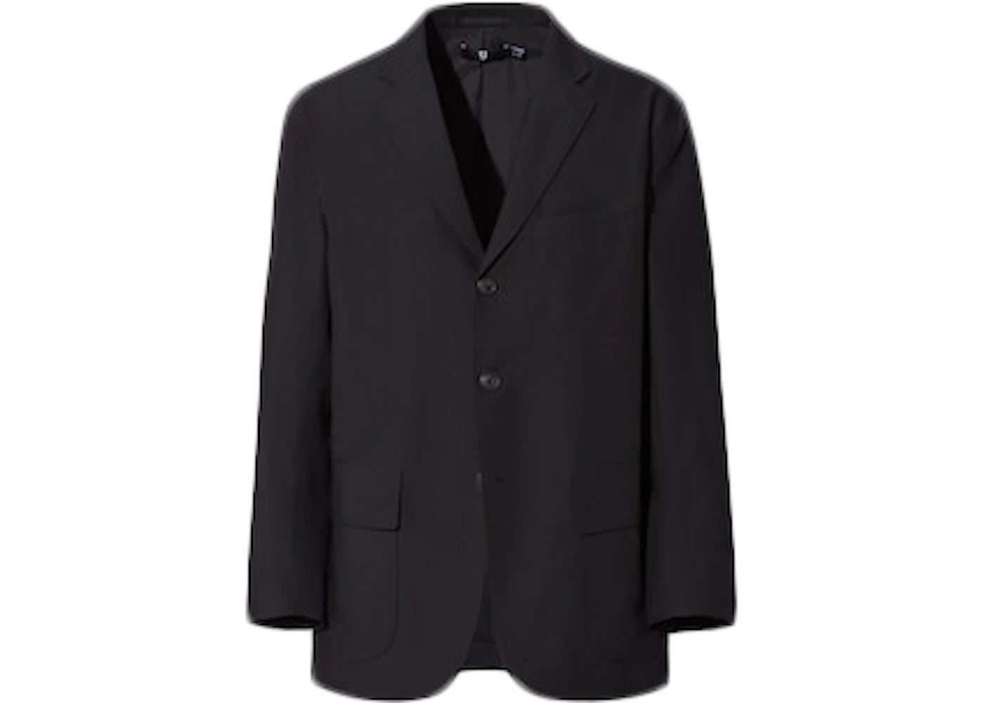 Uniqlo x Jil Sander Wool Blend Oversized Jacket Black