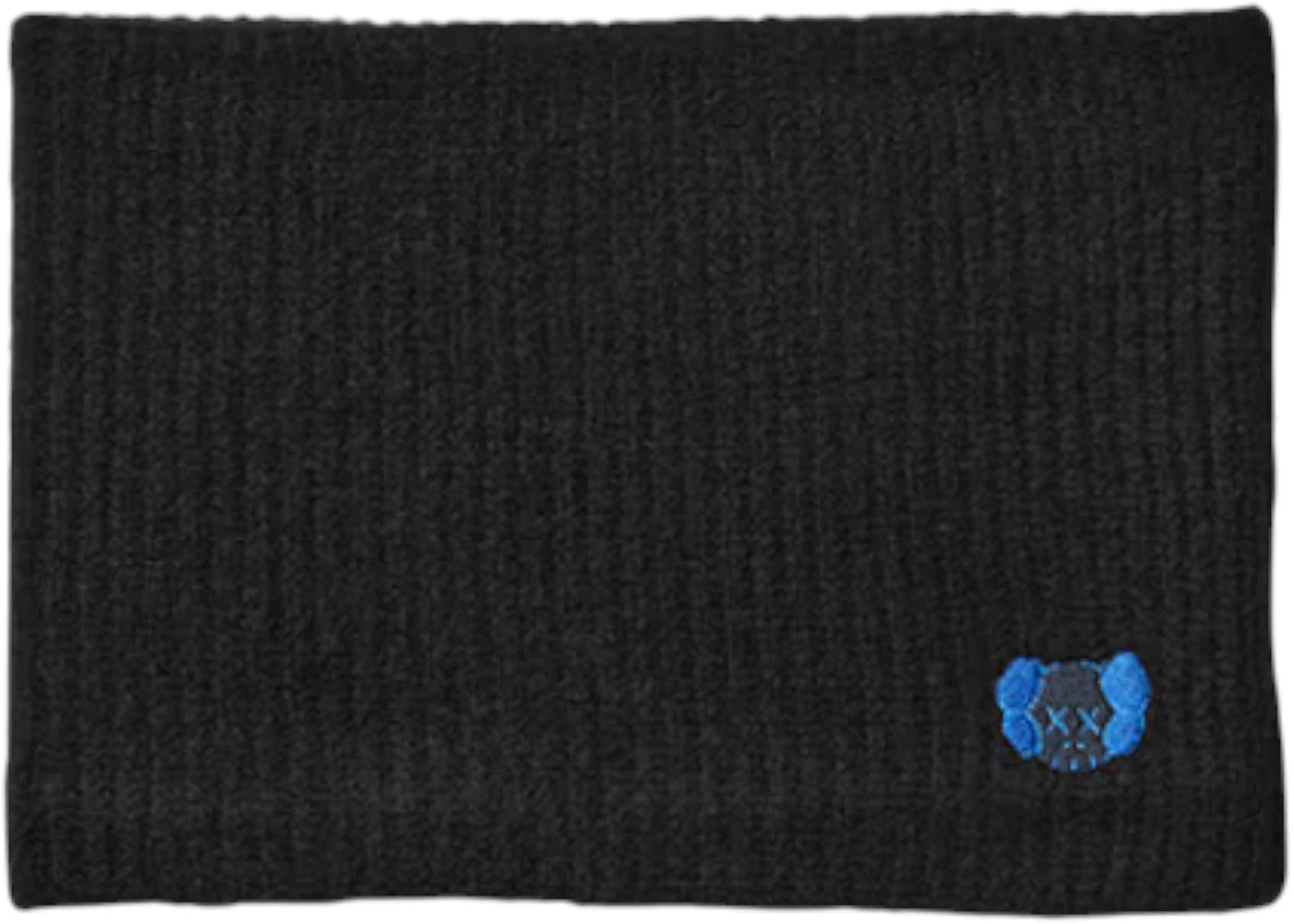 Uniqlo x KAWS Kids Heat Tech Yarn Knitted Neck Warmer Black