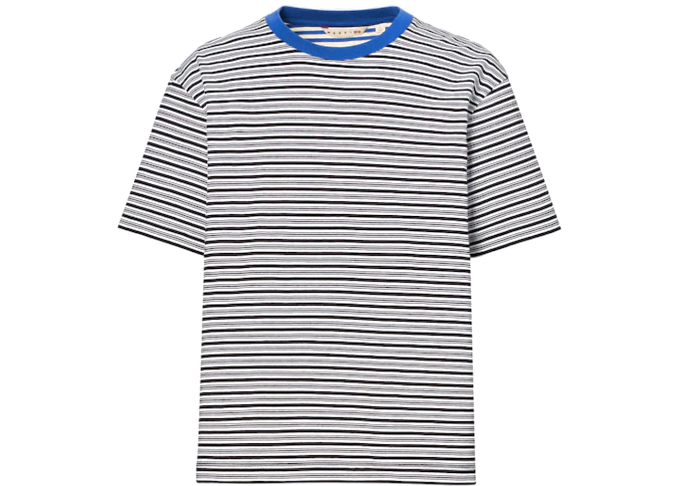 Uniqlo x MARNI Border Crewneck T-Shirt Blue