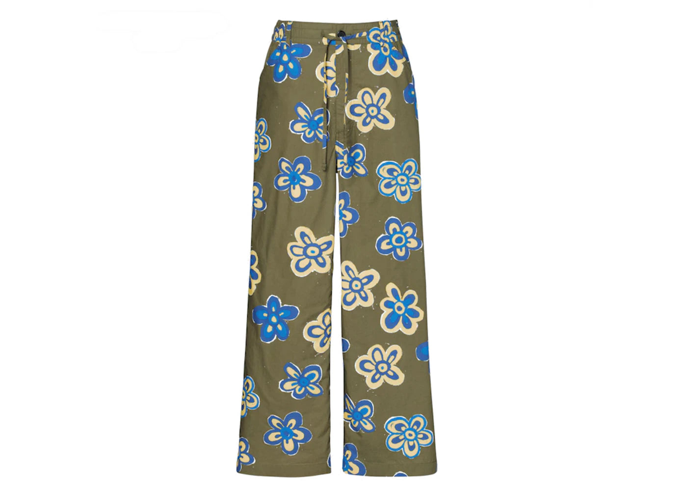 Uniqlo x MARNI Easy Wide Fit Flower Pants Olive