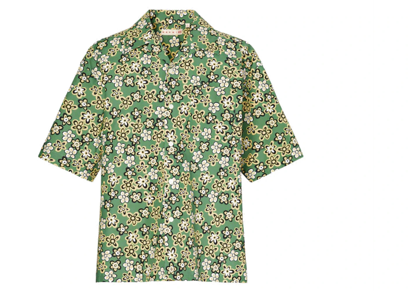 Uniqlo x MARNI Oversized Open Collar Shirt (Asia Sizing) Green