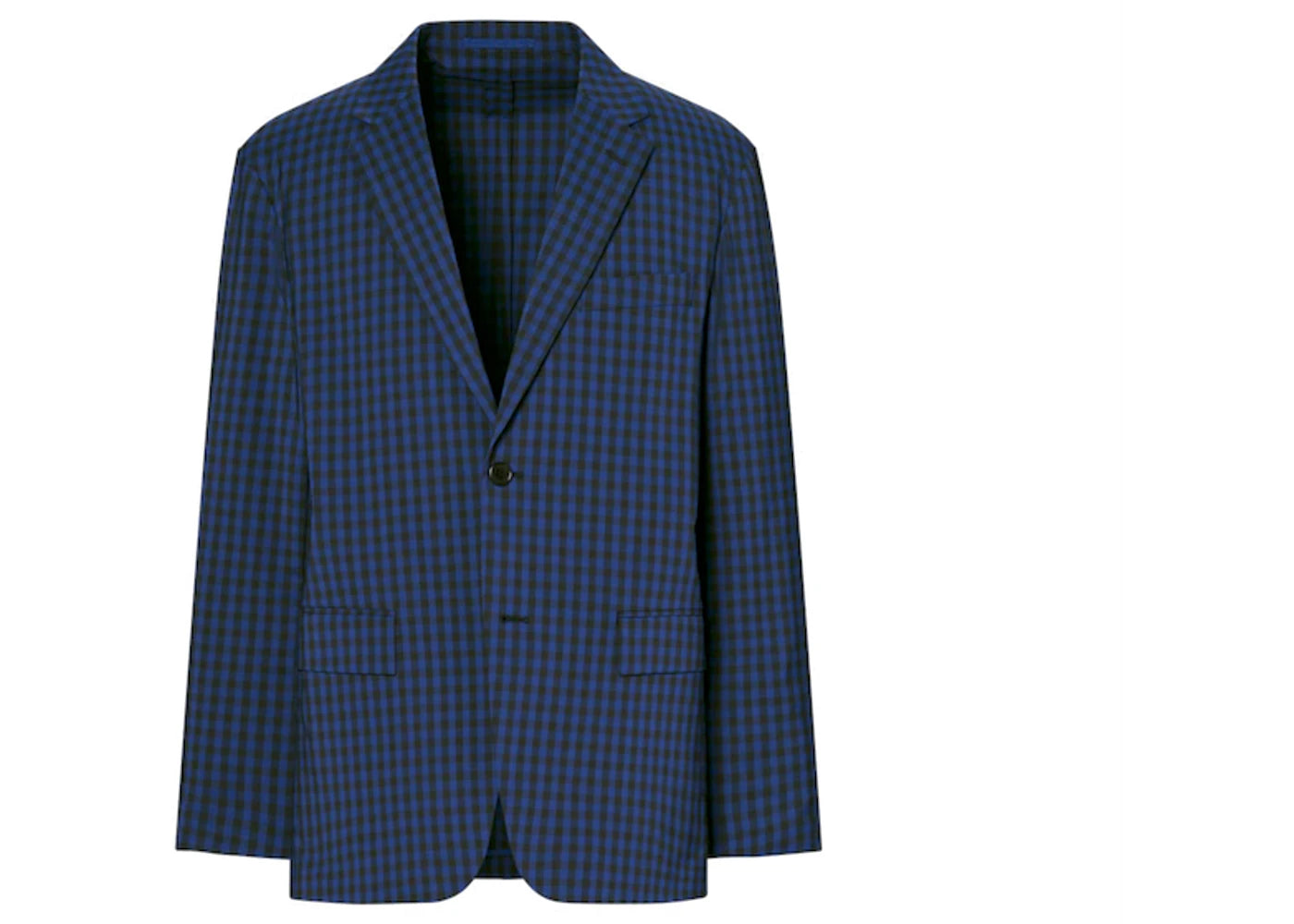 Uniqlo x MARNI Tailored Check Jacket (Asia Sizing) Blue