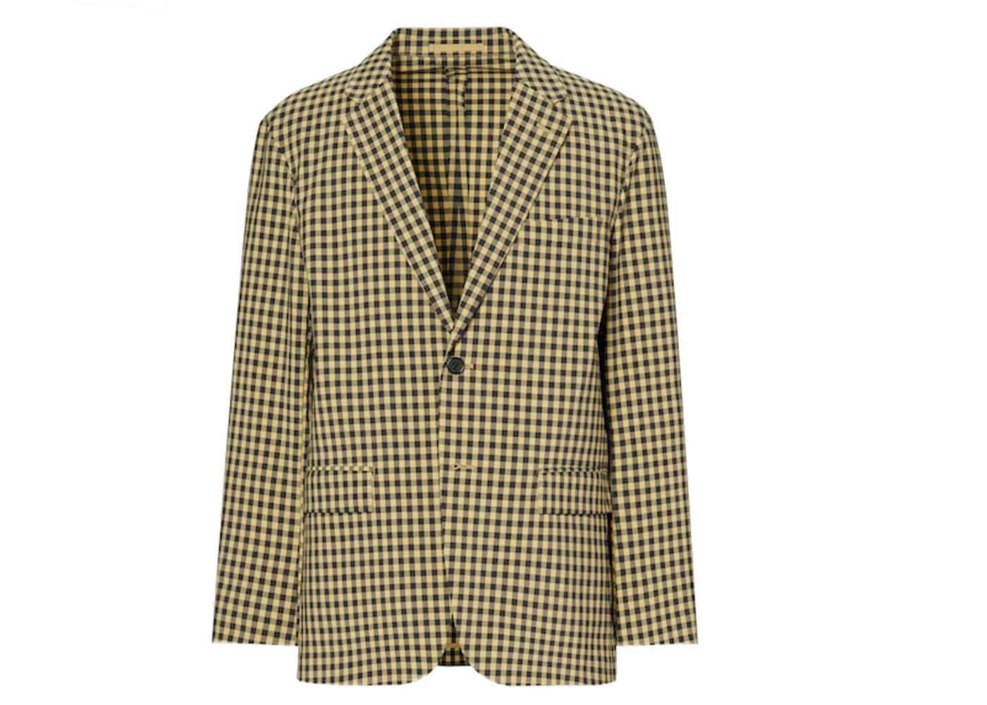 Uniqlo x MARNI Tailored Check Jacket (Asia Sizing) Yellow