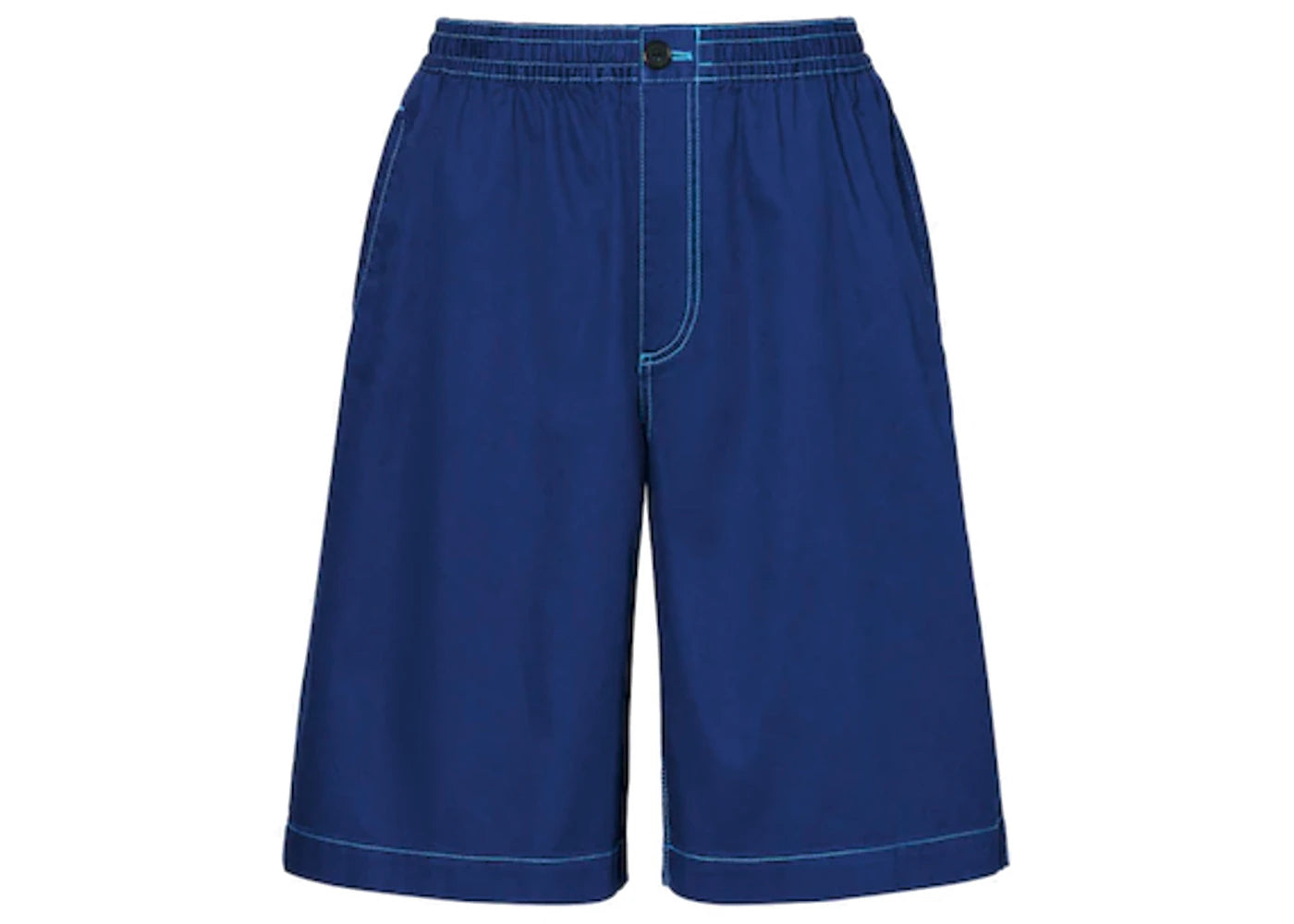Uniqlo x MARNI Wide Fit Boxy Shorts Blue
