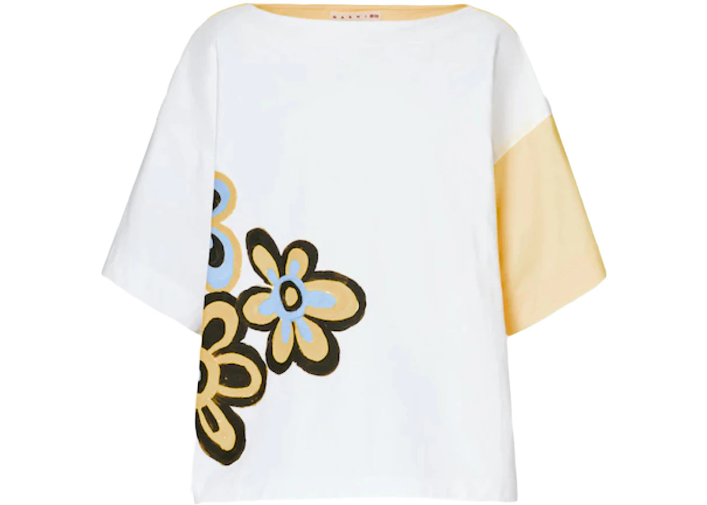 Uniqlo x MARNI Women's Oversized Boxy T-Shirt (Asia Sizing) Yellow