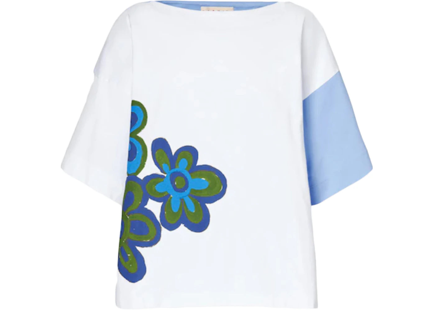 Uniqlo x MARNI Women's Oversized Boxy T-Shirt Blue