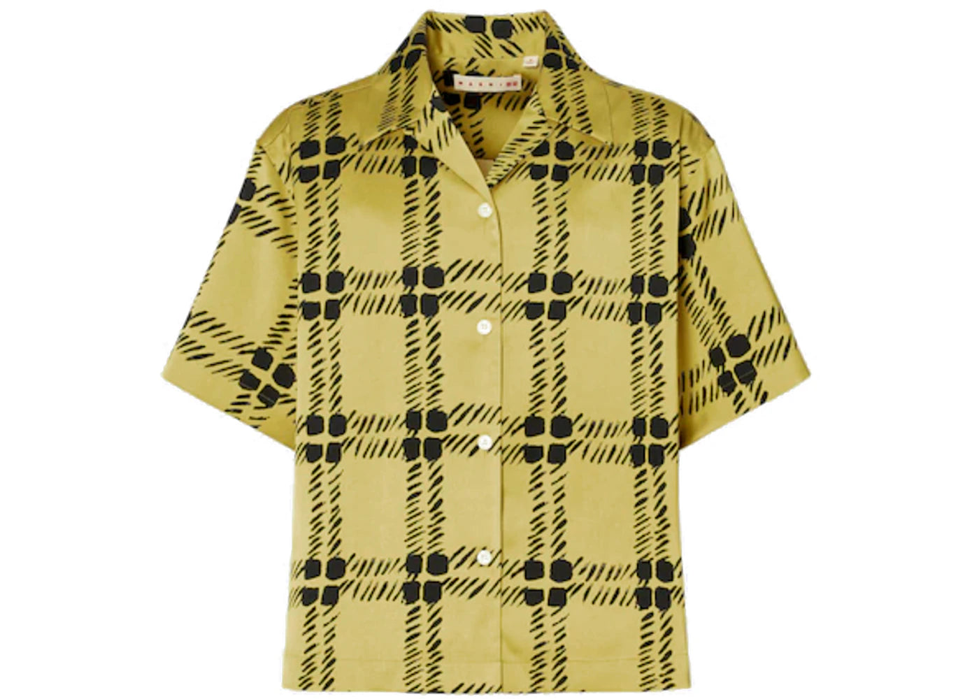 Uniqlo x MARNI Women's Oversized Open Collor Shirt (Asia Sizing) Mustard