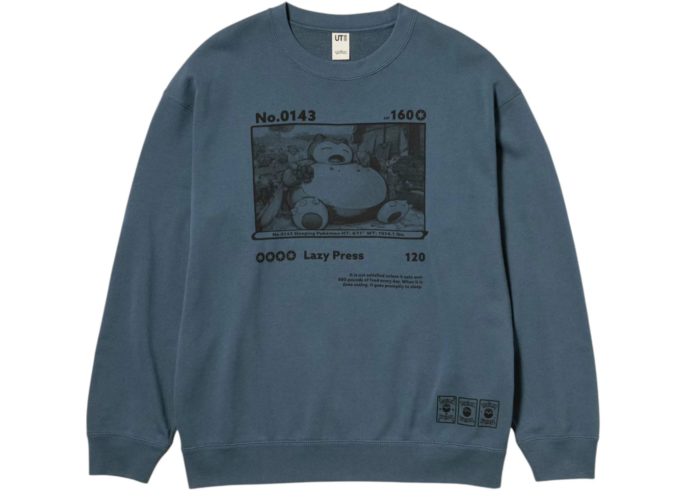 Uniqlo x Pokemon Sweatshirt Blue