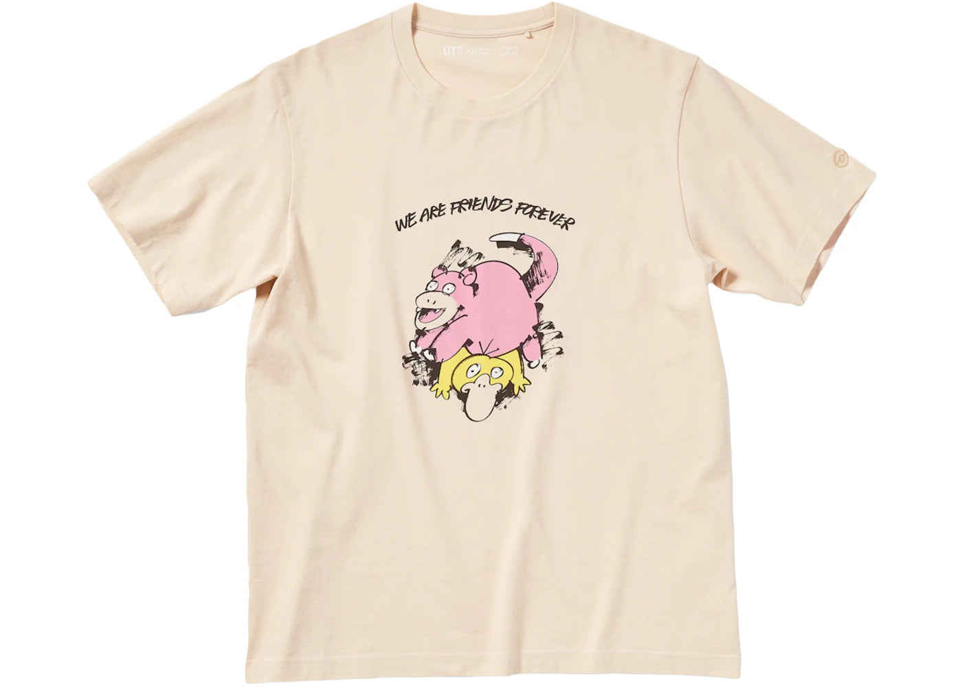Uniqlo x Pokemon x James Jarvis Friends Forever (Asia Mens Sizing) T-Shirt Natural