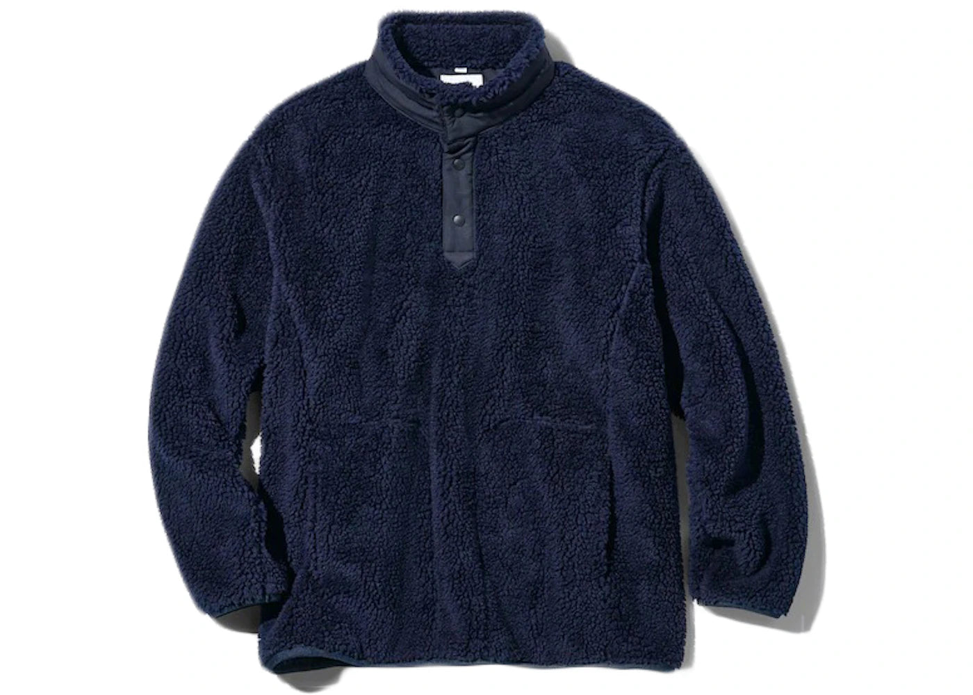 Uniqlo x White Mountaineering Fleece Oversized Longsleeve Pullover (Asia Sizing) Navy