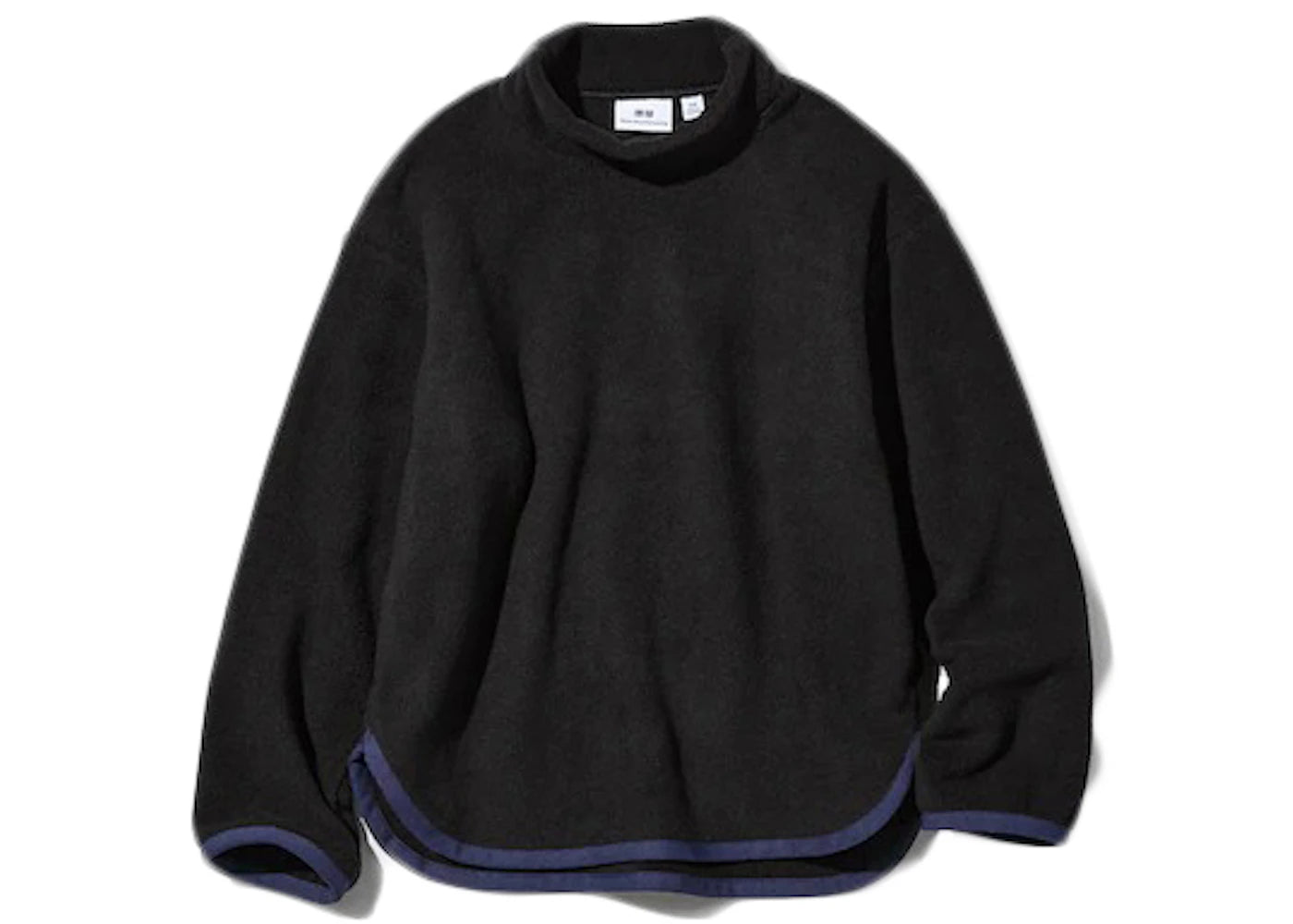 Uniqlo x White Mountaineering Kids Fleece Mock Neck Pullover Black