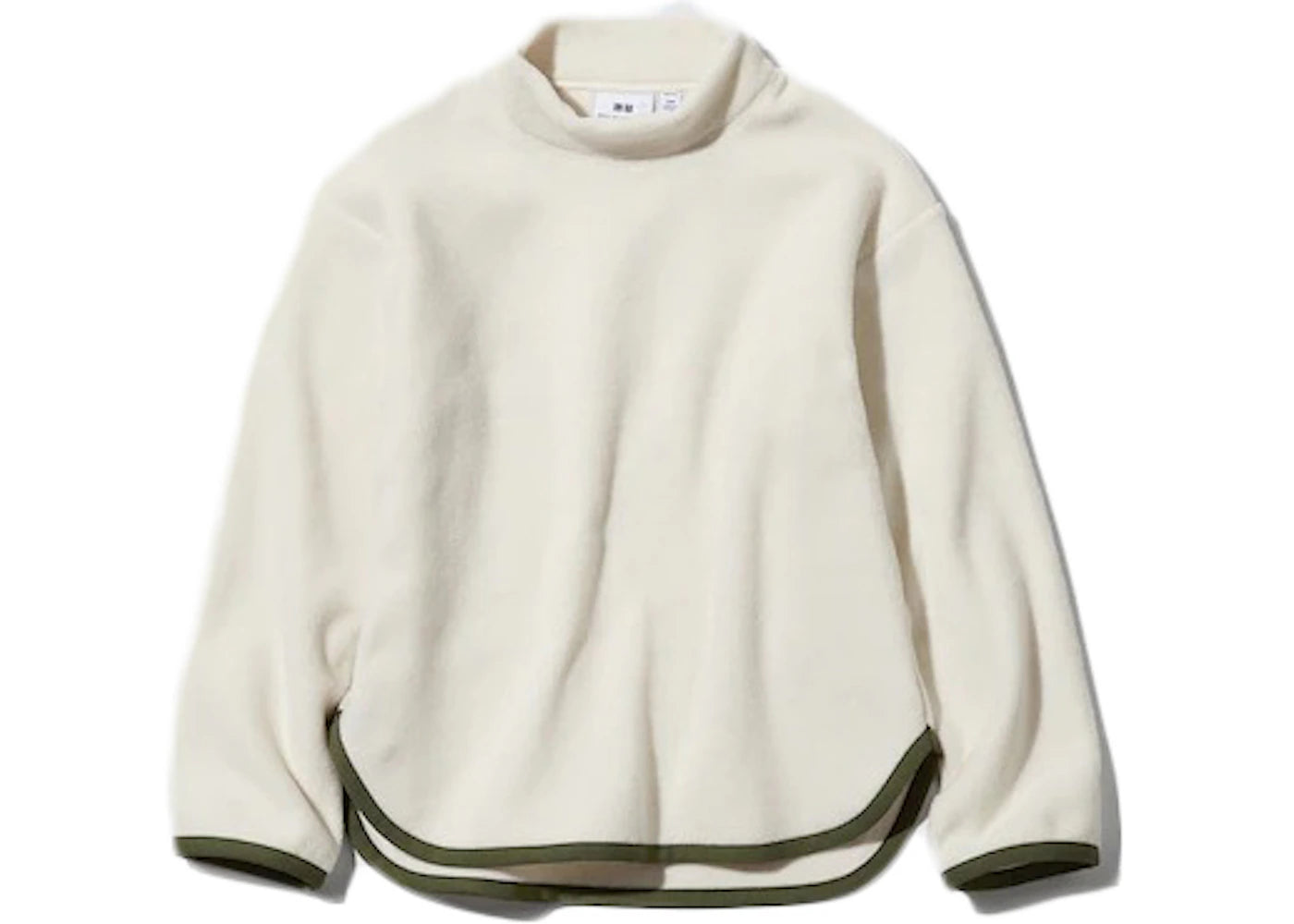 Uniqlo x White Mountaineering Kids Fleece Mock Neck Pullover Off White