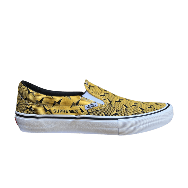 Vans Slip-On Supreme Diamond Plate Yellow
