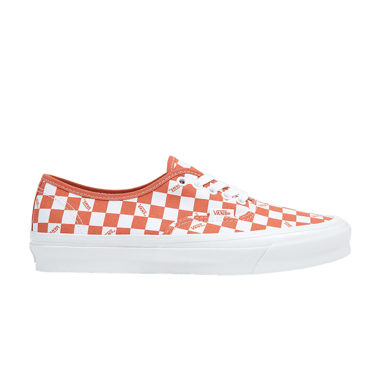 Vans Vault OG Authentic LX Checkerboard Mecca Orange