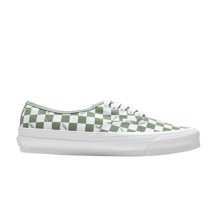 Vans Vault OG Authentic LX Checkerboard White Loden Green