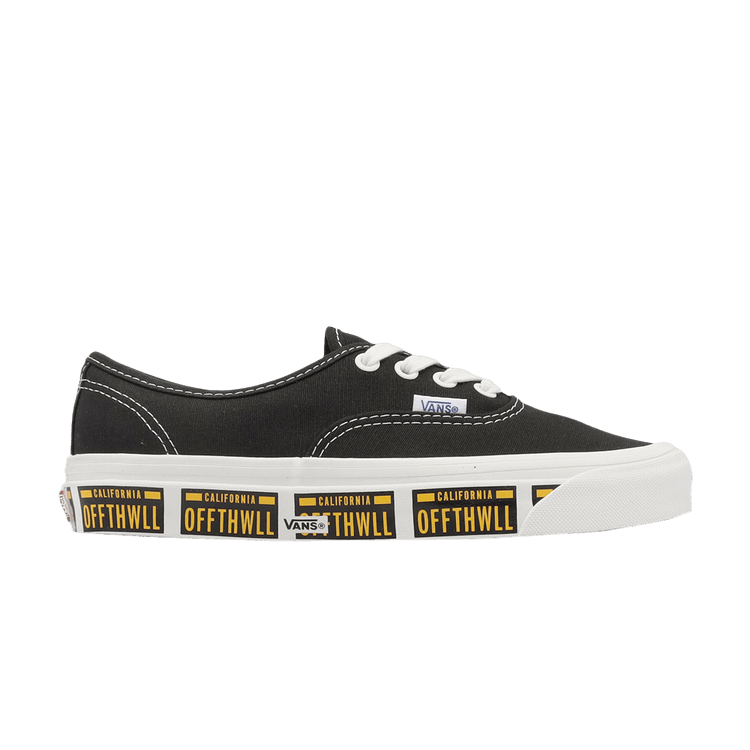 Vans UA Authentic 44 DX Anaheim Factory Vanity Plate Black