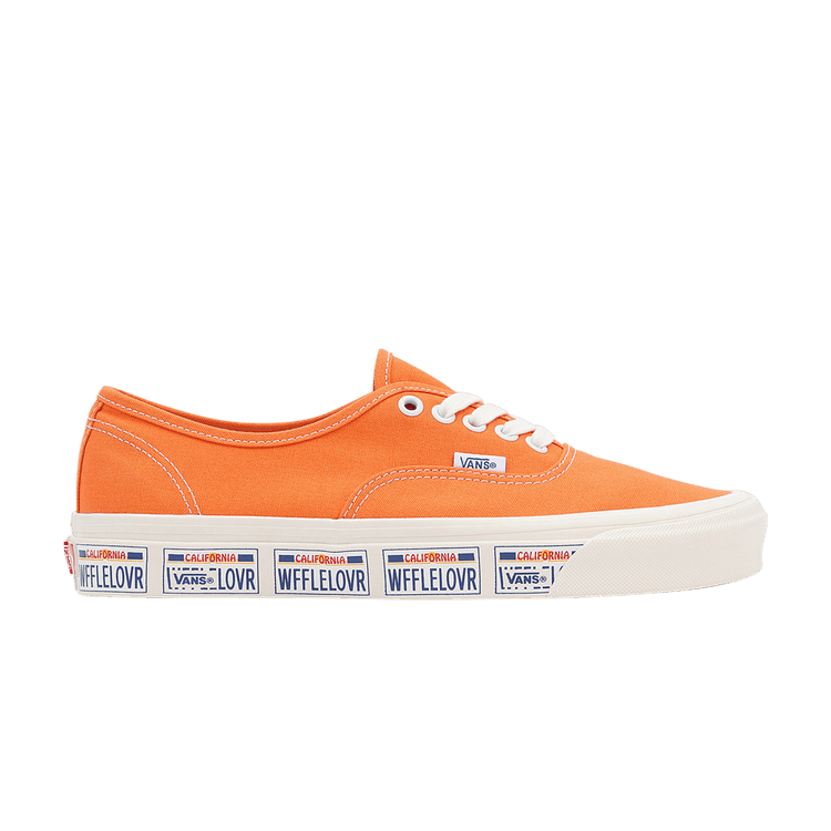 Vans UA Authentic 44 DX Anaheim Factory Vanity Plate Orange Tiger