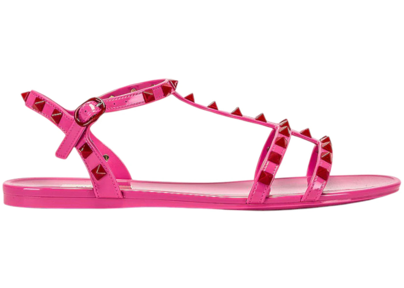 Valentino Rockstud Ankle Strap Sandals Pink (Women's)