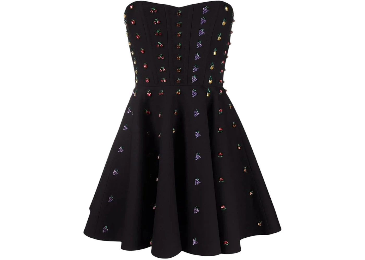 Valentino Women's Crystal-Embellished Minidress Black