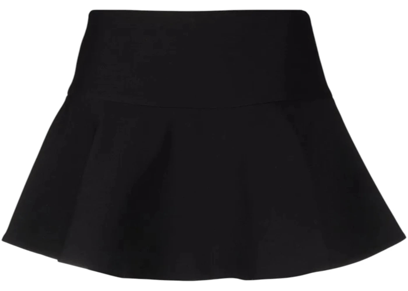 Valentino Women's Garavani Flared-Effect Mini Skirt Black