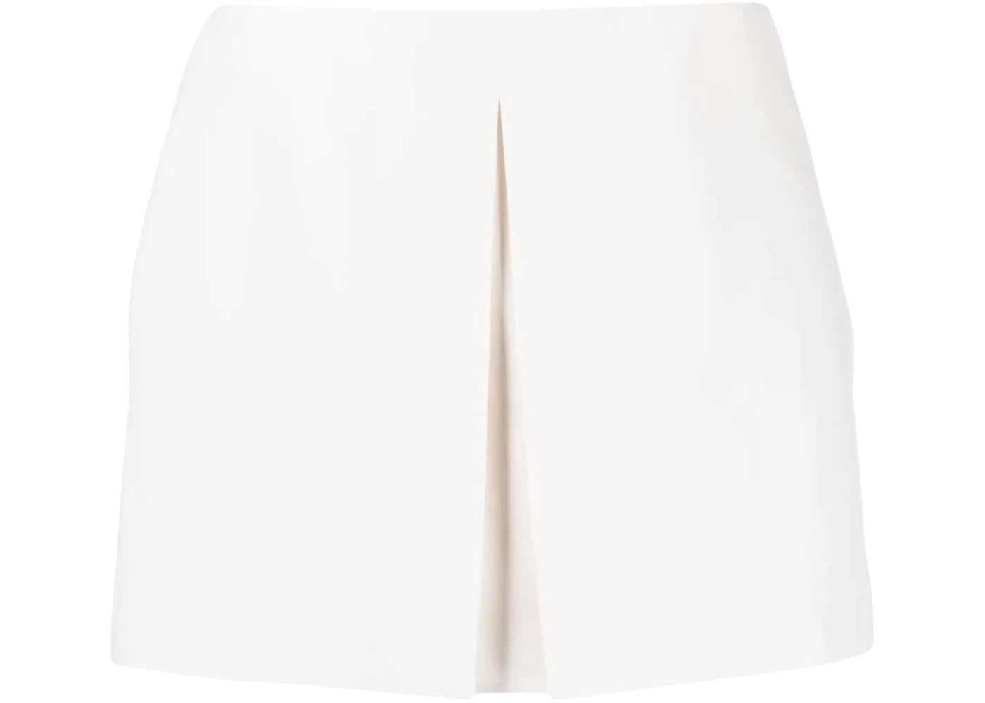 Valentino Women's Garavani Inverted Pleat-Detail Skort Ivory