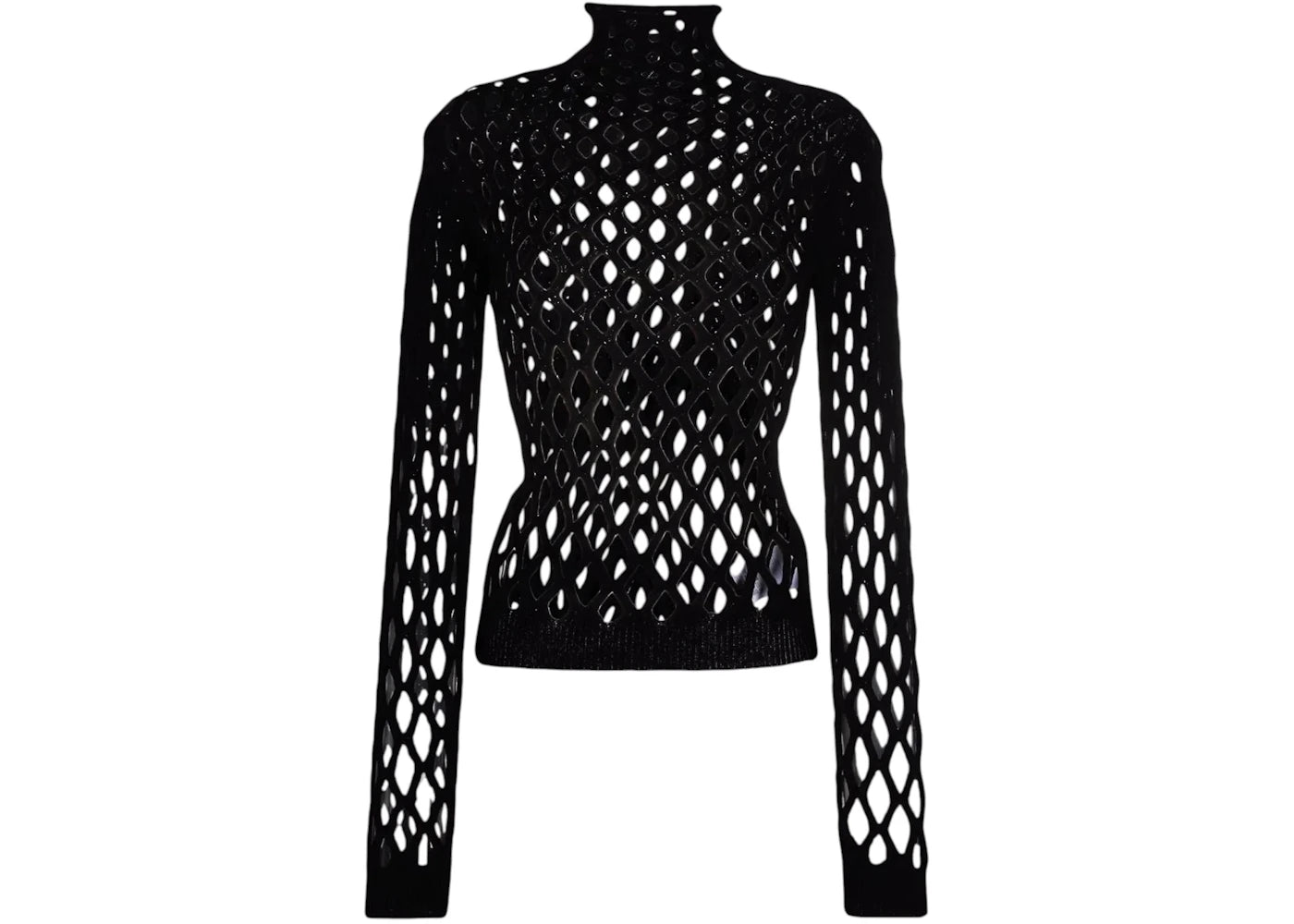 Valentino Women's Garavani Net Knitted Top Black