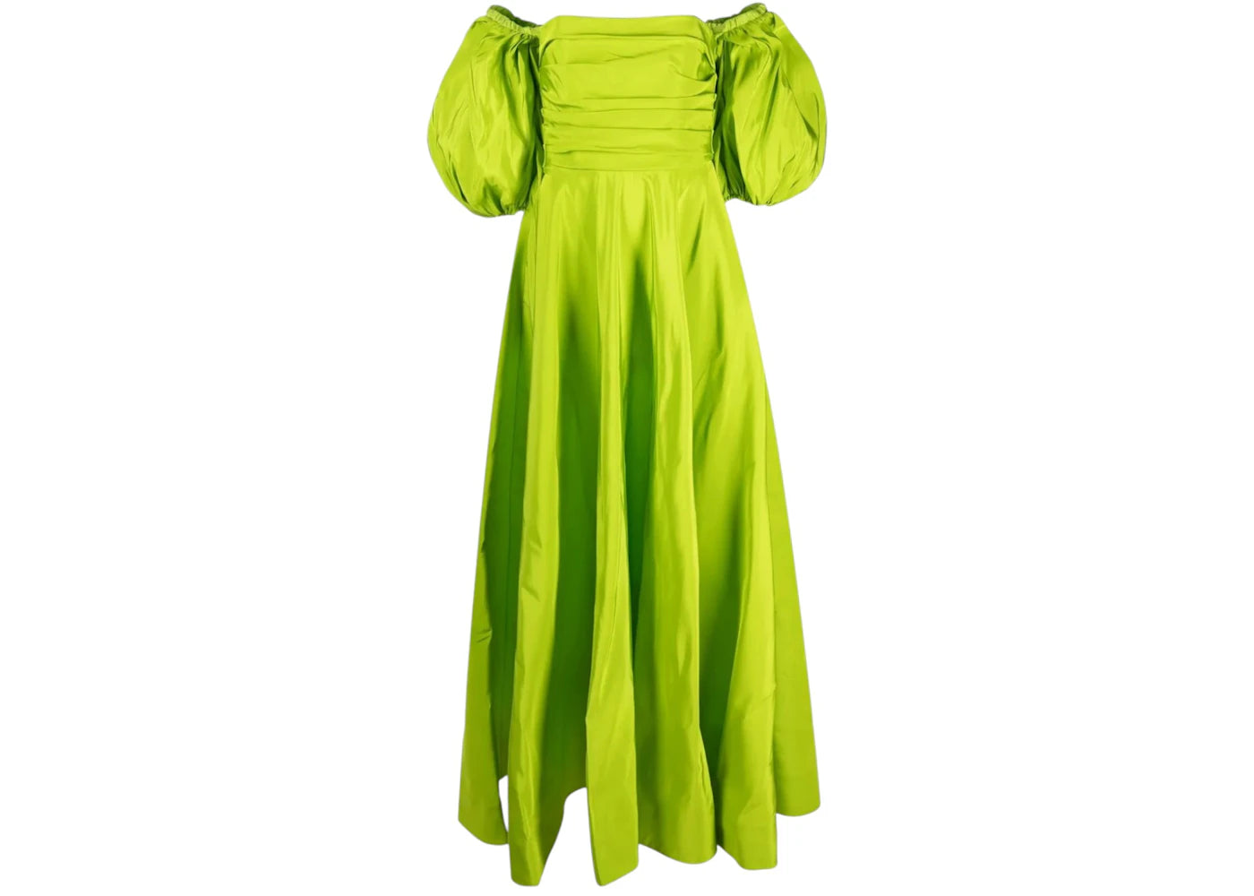 Valentino Women's Garavani Off-Shoulder Floor-Lentgh Dress Green