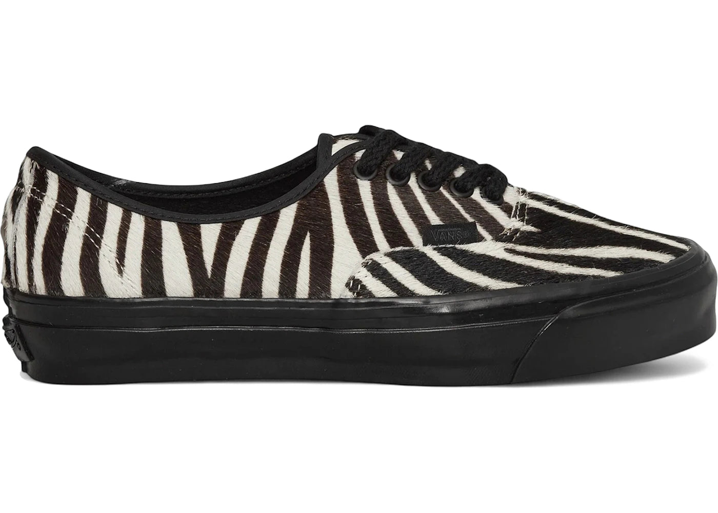 Vans Authentic 44 LX Life is Unfair Zebra Pony Hair