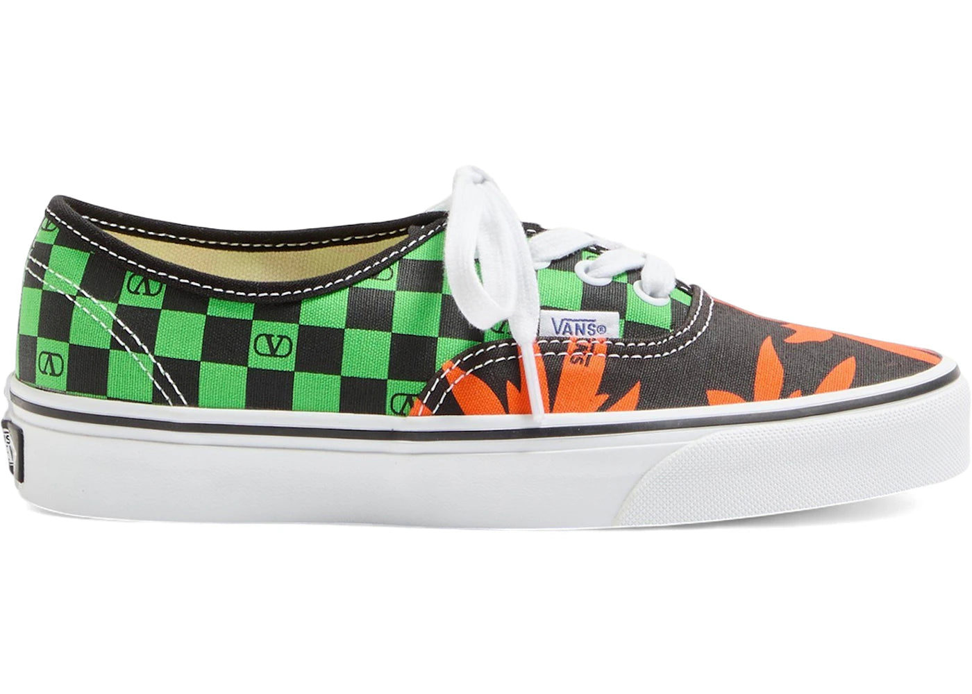 Vans Authentic Valentino Garavani Checkerboard Tropical Leaves