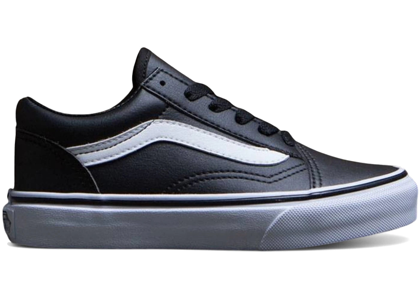 Vans Old Skool Black White Leather (PS)