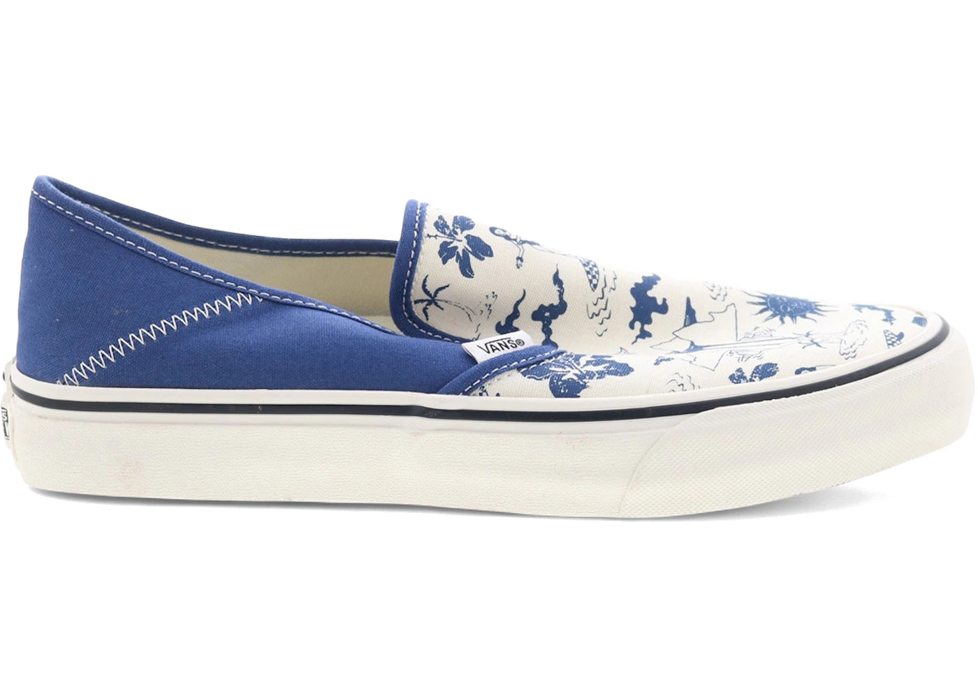 Vans Slip-On SF Funny Printing True Navy