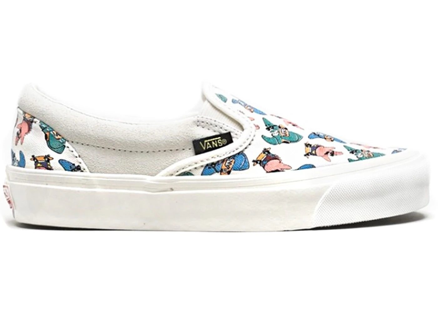 Vans Slip-On Spongebob White