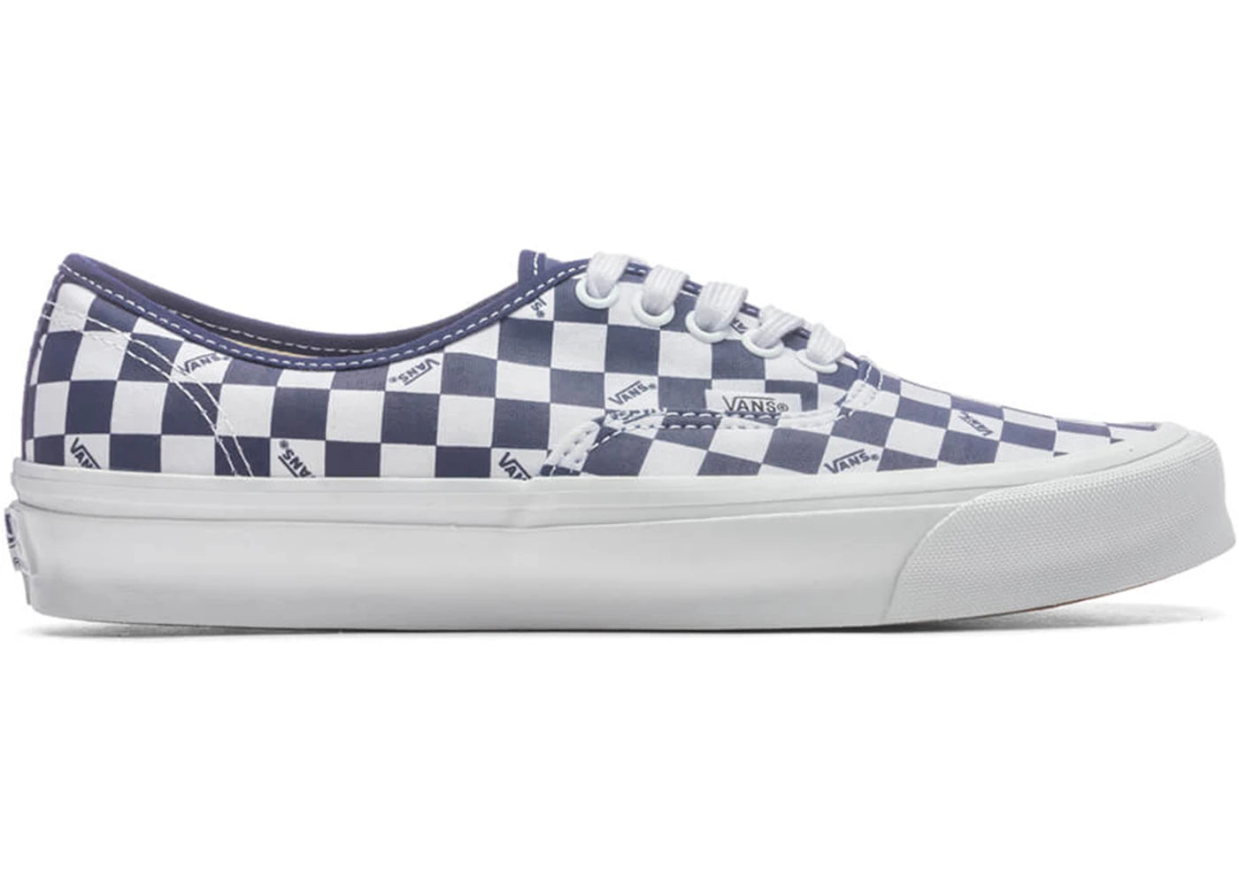 Vans Vault OG Authentic LX Checkerboard Blue White