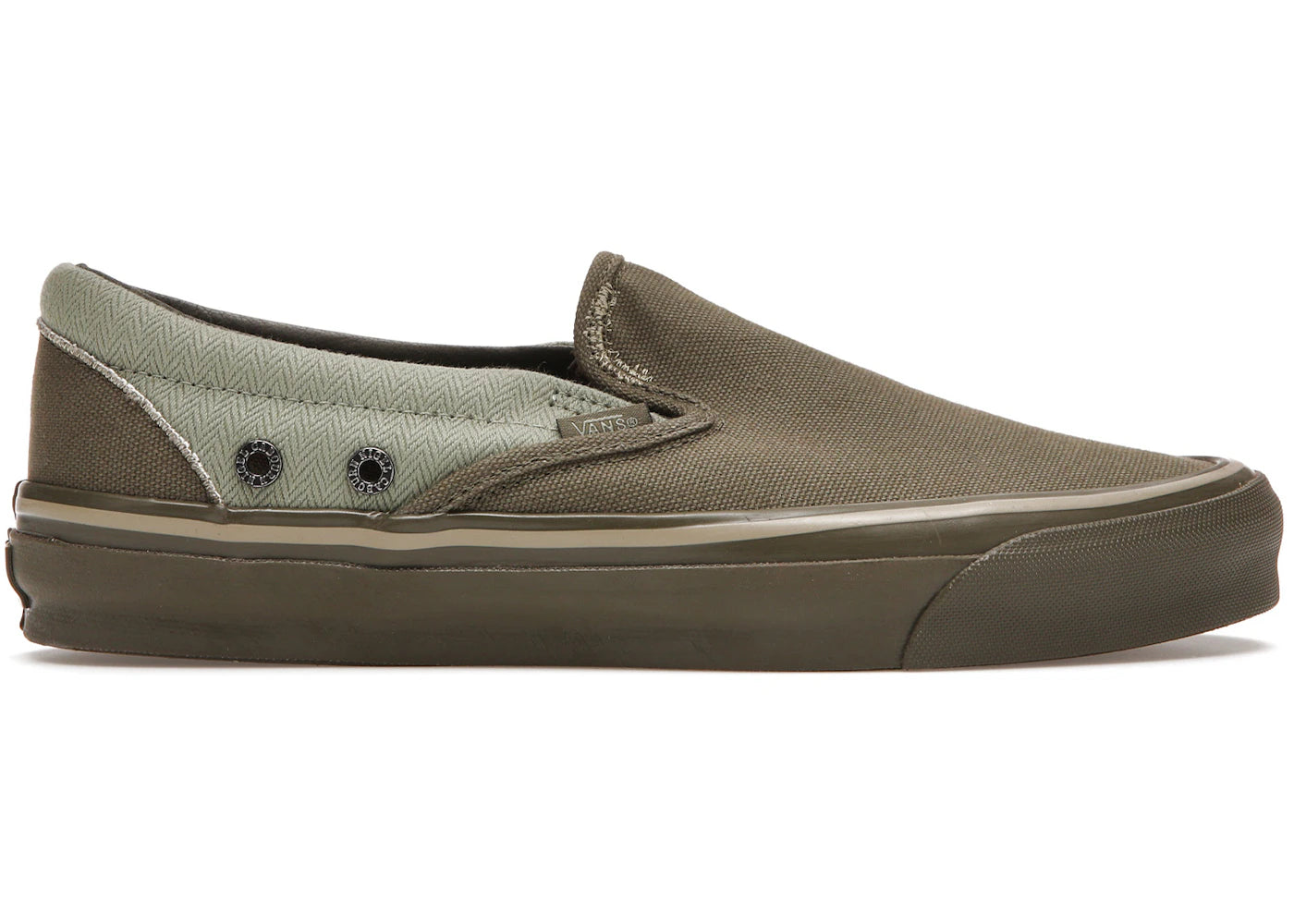 Vans Vault UA OG Classic Slip-On LX Nigel Cabourn Army Mix