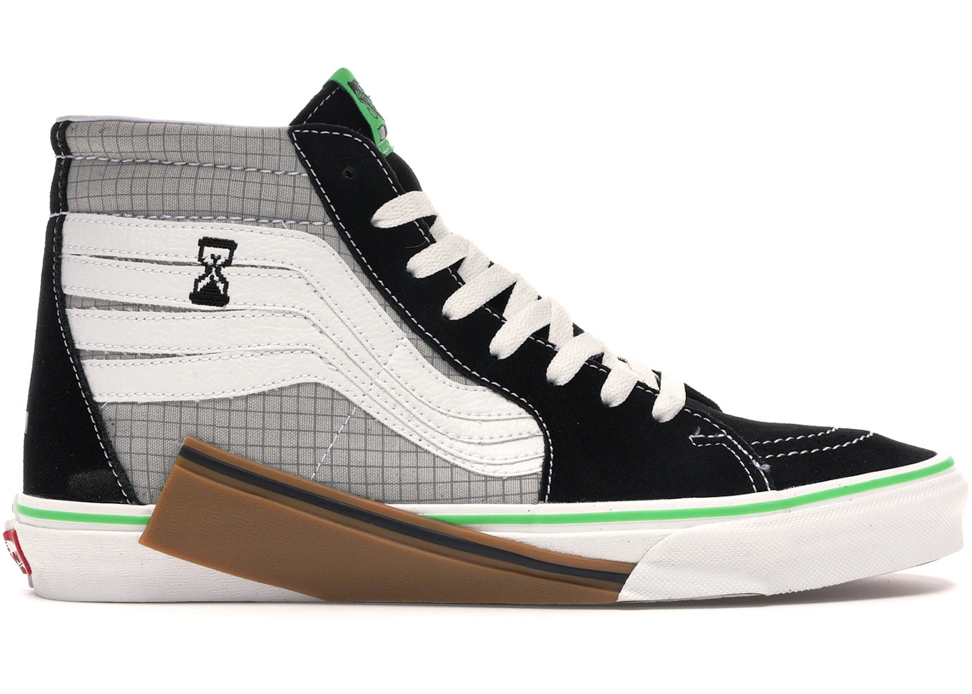 Vanscii Sk8-Hi Black White