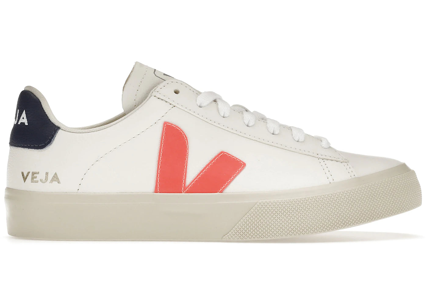 Veja Campo Low Chromefree White Orange Fluo