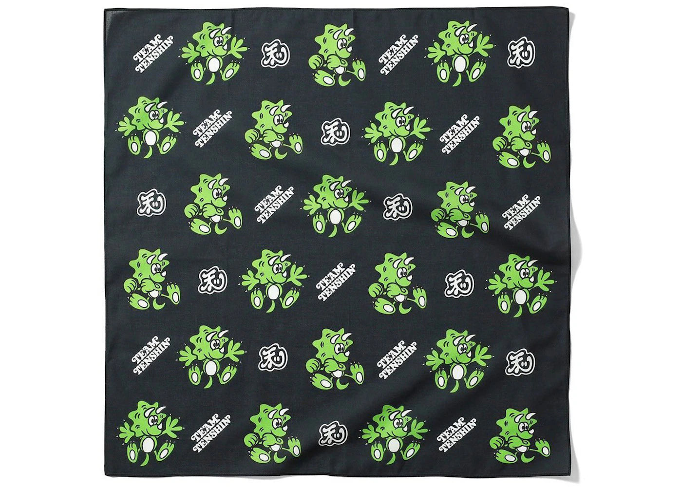 Verdy x Team Tenshin Flower Bandana Black Green