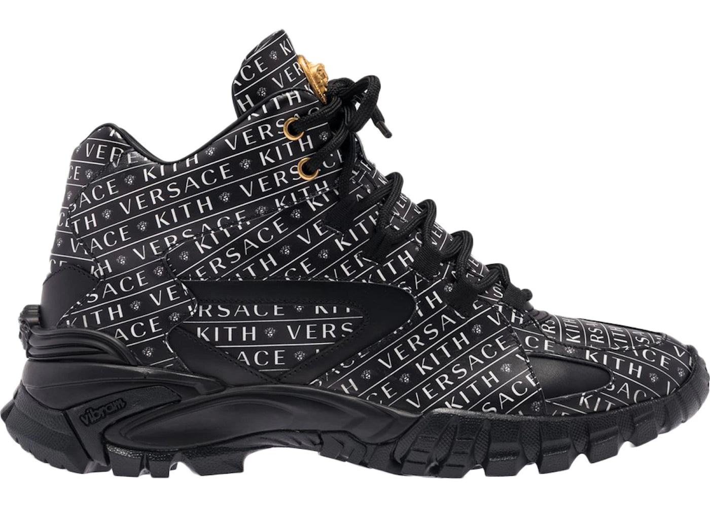 Versace Amico Trainer Mid x Kith Black