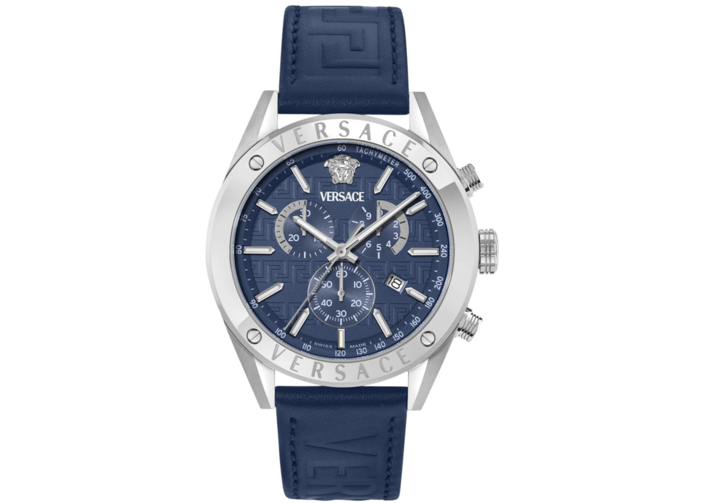 Versace Athletic Chrono Leather Strap VEKJA0125