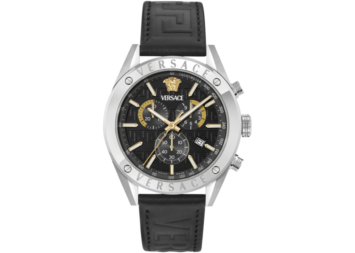 Versace Athletic Chrono Leather Strap VEKJA0225
