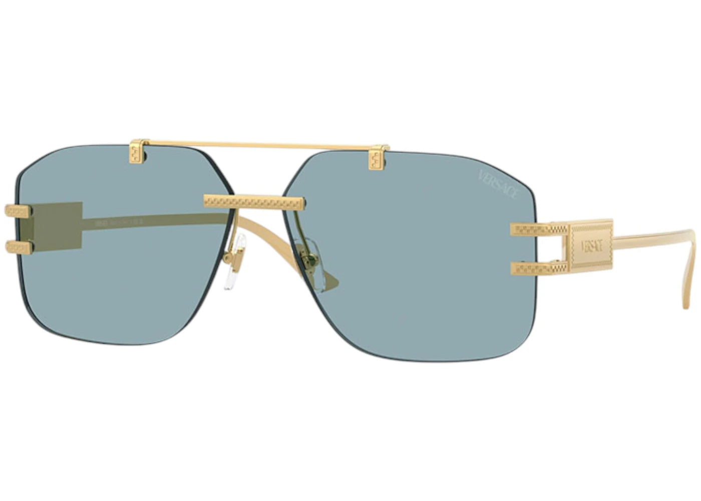 Versace Aviator Sunglasses Blue Gold (VE2275 100280)