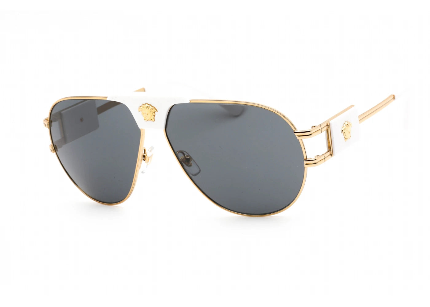 Versace Aviator Sunglasses Gold/Dark Grey (0VE2252-147187 63)