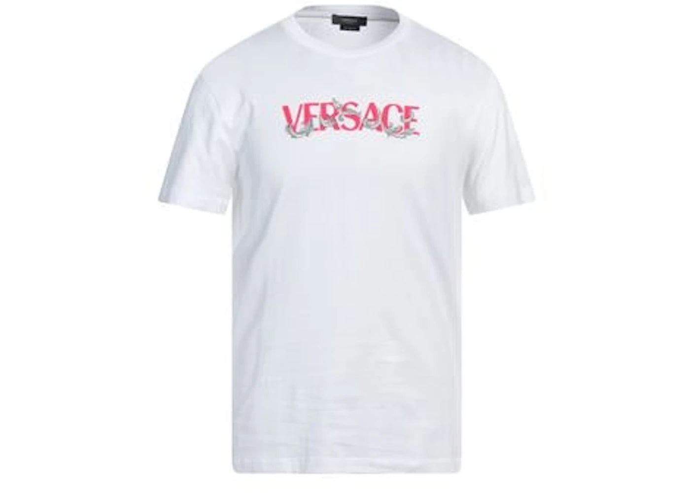 Versace Barocco Silhouette T-shirt White/Pink