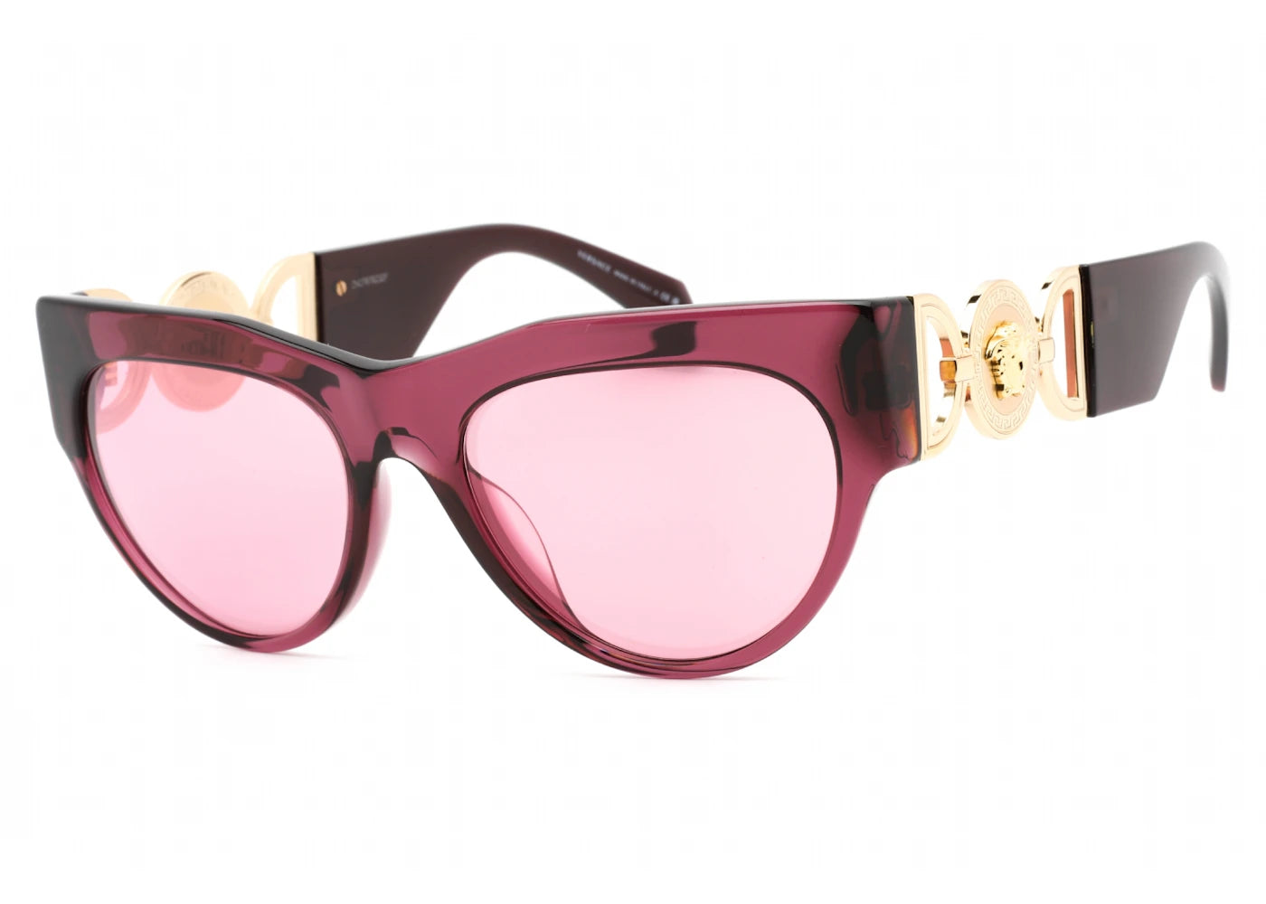 Versace Cat Eye Sunglasses Bordeaux/Mauve (VE4440U-5263A4)