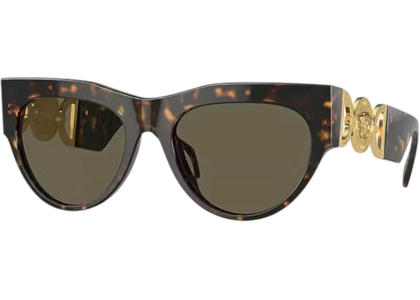 Versace Cat Eye Sunglasses BrownBrown Havana (VE4440U 108/3)